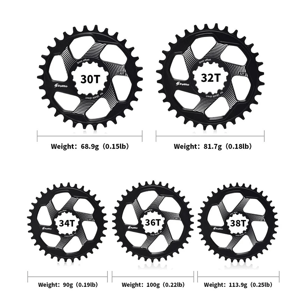 SWTXO MTB Crankset Bicycle Chainring for Shimano SRAM XX1,36T