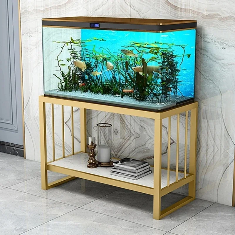 AAZK Fish Tank Shelf Base Cabinet Simple Load-Bearing Storage Rack Home Decoration Accessories