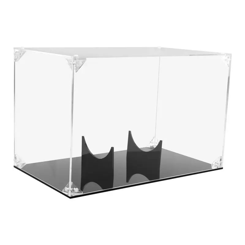 

Football Display Case Acrylic Football Holder With Lid And Black Base Clear Football Boxes With Ball Holder-[A04I Tools]