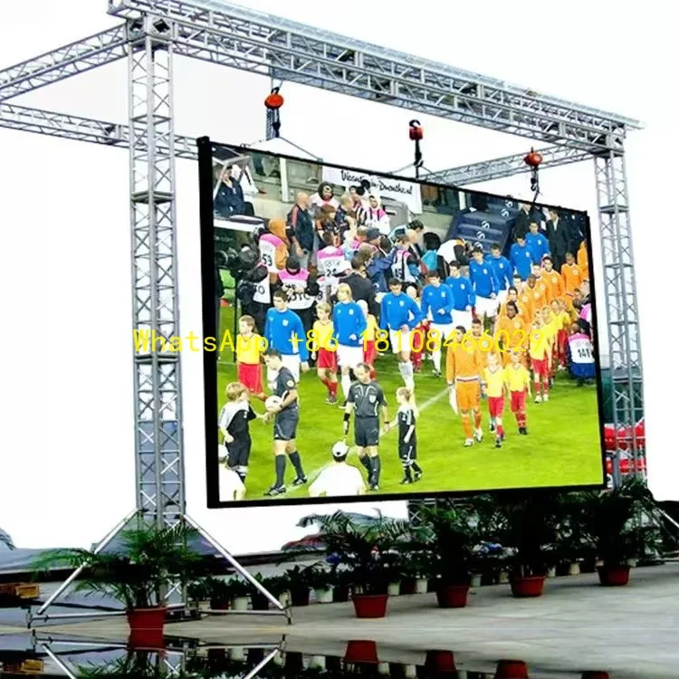 

Factory P3.91 High Brightness LED Display Screen Easy Installation Rental Screen for Football Field Church 500X1000