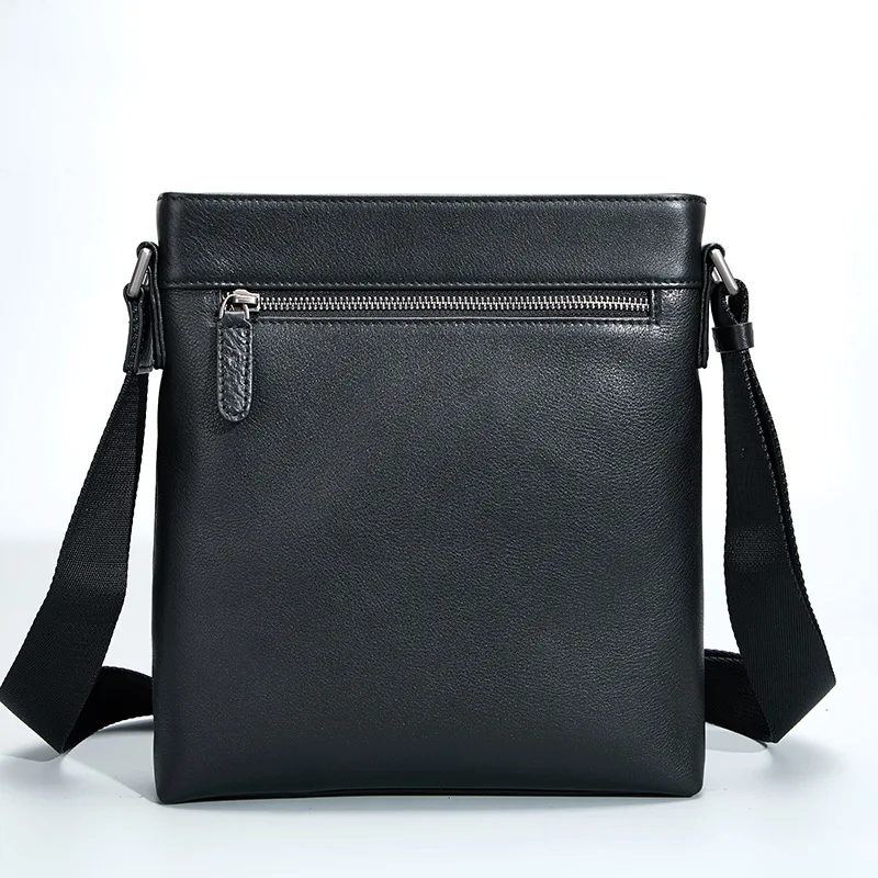 

New Men Shoulder Messenger Bags Luxury Cow Leather Casual Fashion Business Crossbody Bag