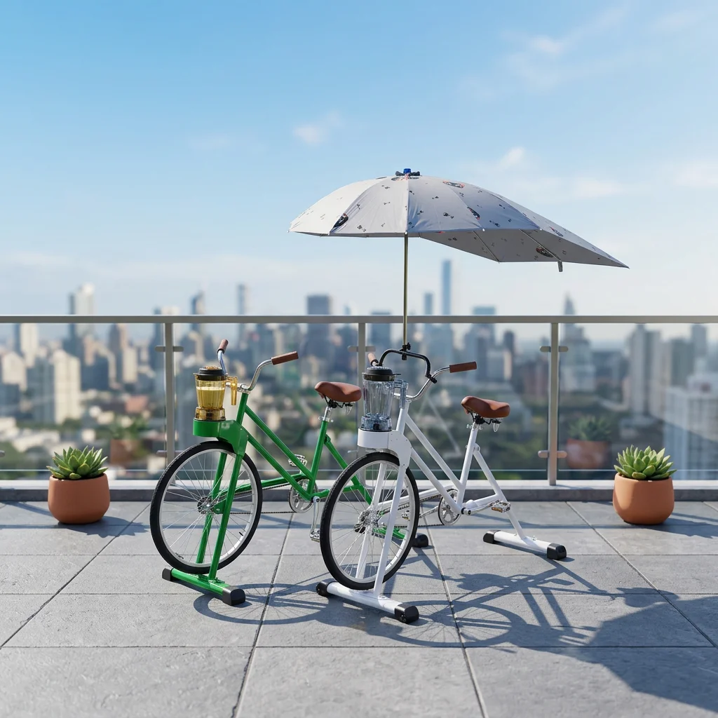 

Велосипедный блендер-смузи-машина ATV&UTVEXI с педальным приводом, экологичный, для мероприятий, вечеринок и школьных мероприятий