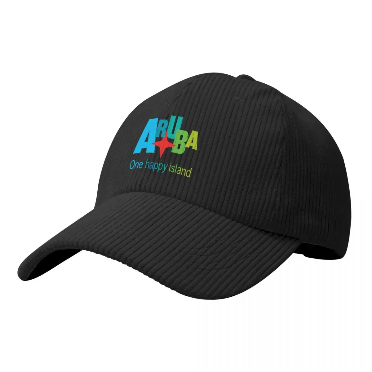 

Aruba One Happy Island - all in colors. Baseball Cap Hat Luxury Brand golf hat genuine tactical cap Men Golf Wear Women's