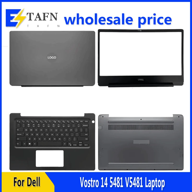 

New Original For Dell Vostro 14 5481 V5481 Laptop LCD Back Cover Front Bezel Upper Palmrest Bottom Base Case Keyboard Hinges