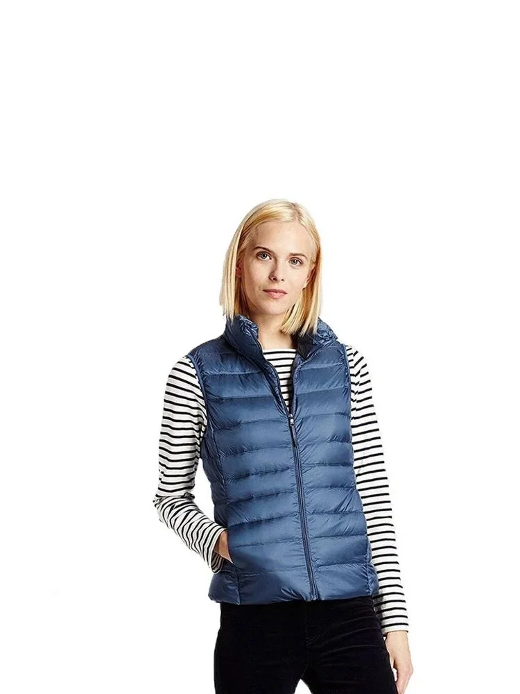 NewBang 9XL 8XL Women Sleeveless Coat Winter Ultra Light White Duck Down Vest Female Slim Vest Women's Windproof Warm Waistcoat