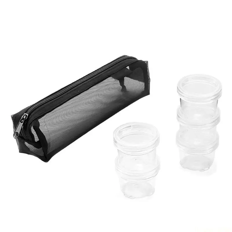 M5TC Camping Spices Bag Spices Jar Storage Bag Organizers Seasoning Bottles Holder Small Condiment Bottle Condiment Container
