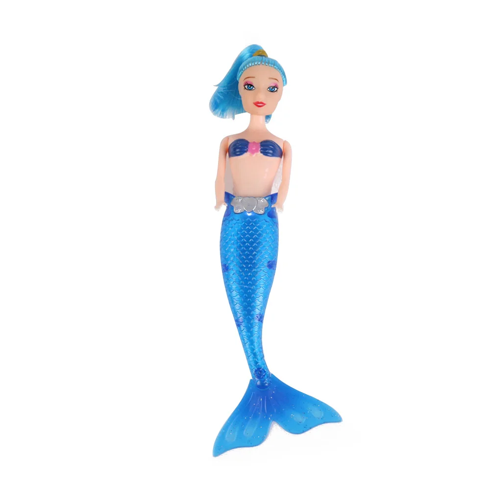 Night Light Glow Mermaid LED Bright Colors Decoration Bedroom Car Stores Exquisite Design Comfortable Texture Blue