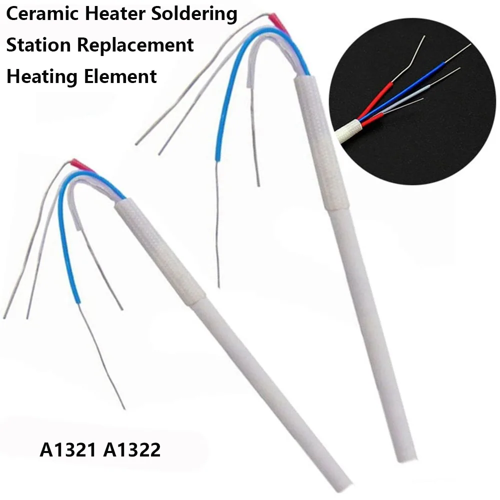 A1321 A1322 Ceramic Heater 24V 60W Ceramic&Metal Heating Element Soldering Station Replacement