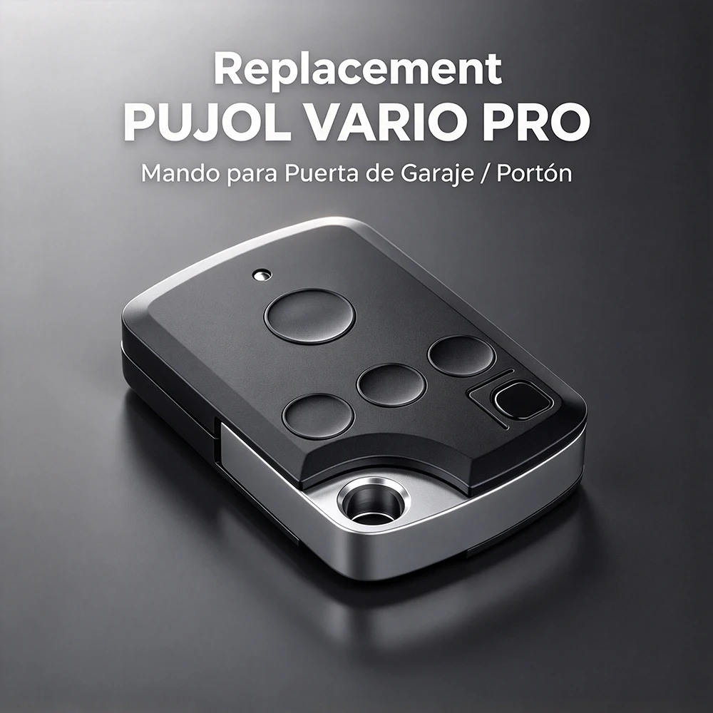 Replacement PUJOL VARIO PRO Garage Remote Control Gate Door Opener 433.92MHz For VARIO BLACK WHITE MERCURIO MOON COSMOS OCEAN