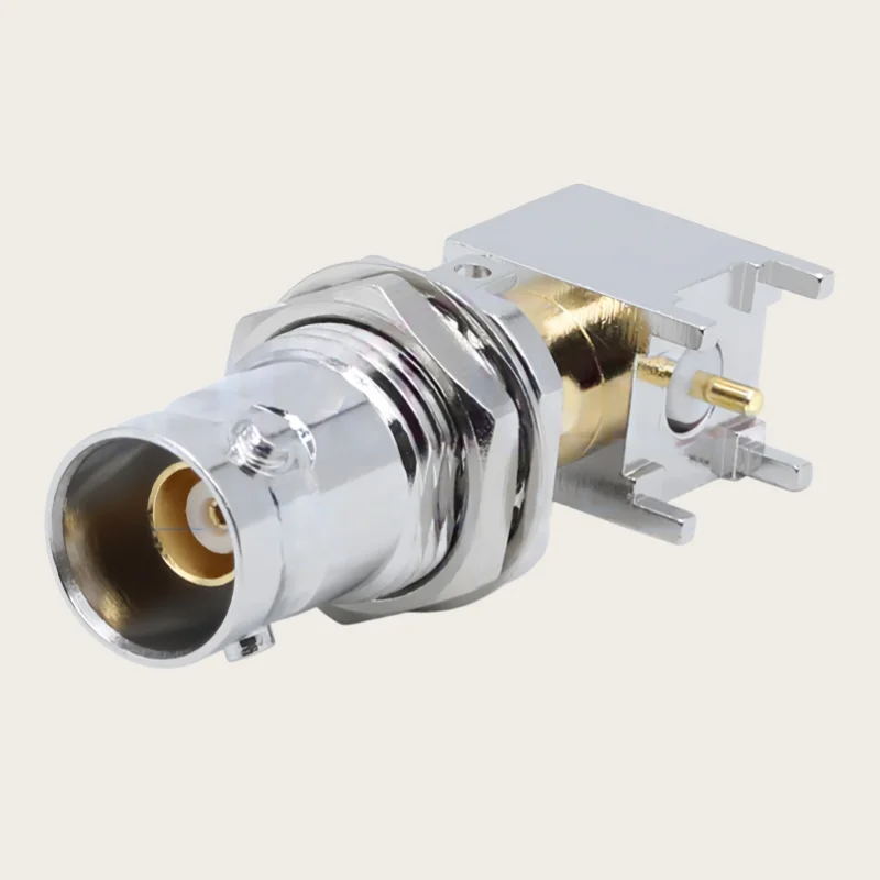 TRB-KYWE-2 three-axis female BNC right-angle PCB socket CBBJR79-E1 low leakage 1553B connector.