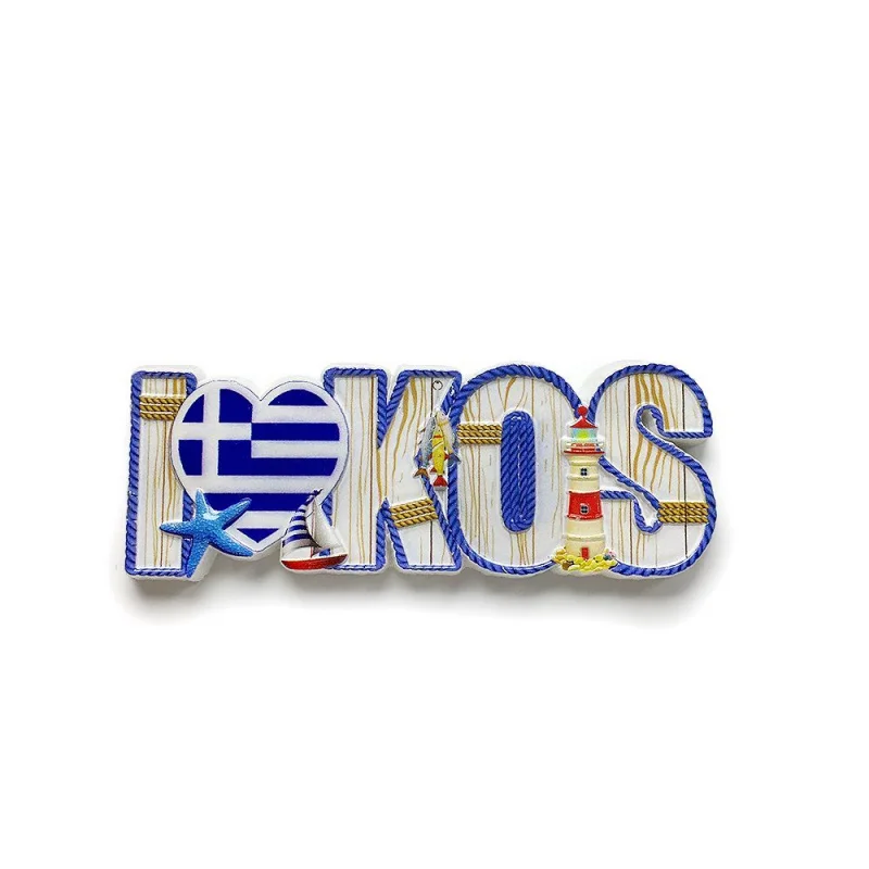 

Crete, Greece Travel Souvenir Crafts Creative Letter Decoration Magnetic Fridge Magnet Gift