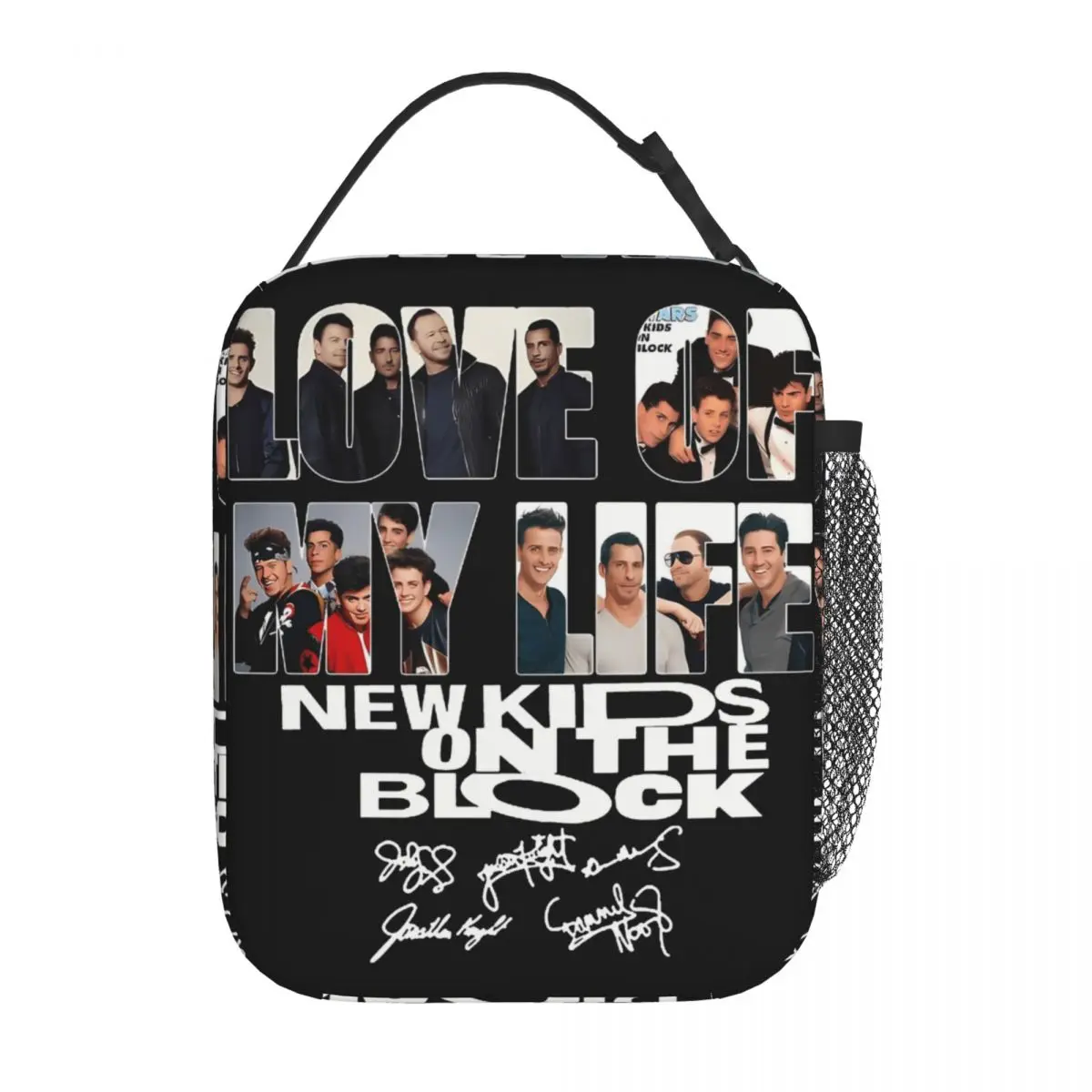 

Изолированный Ланч-бокс, новинка, детский пищевой бокс на блоке Tour 2024 Merch рок-группы NKOTB, пищевой бокс в стиле Ins, термоохлаждающий Ланч-бокс для путешествий