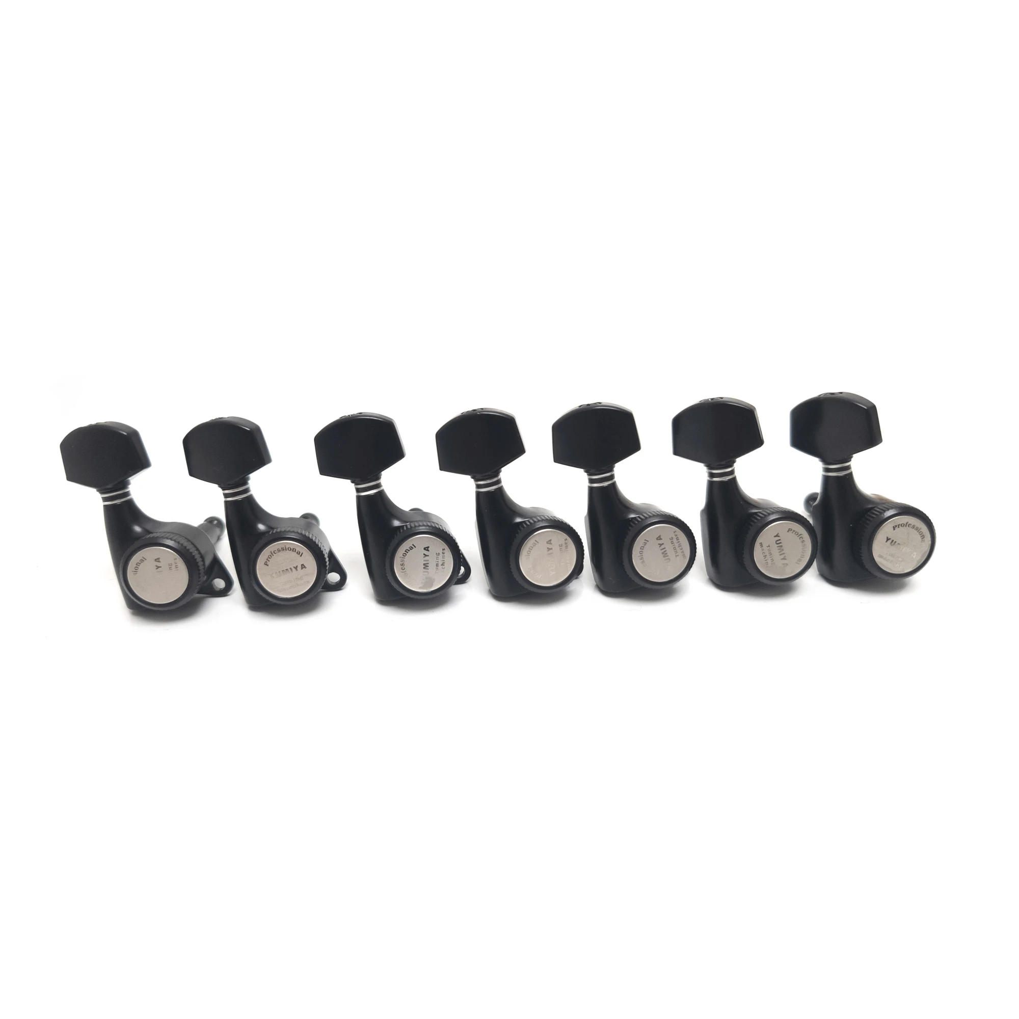 Guitar Locking Tuners 1:18 Lock String Tuning Pegs Machine Heads 7R for Electric Guitars – Available in Chrome and Matte Black