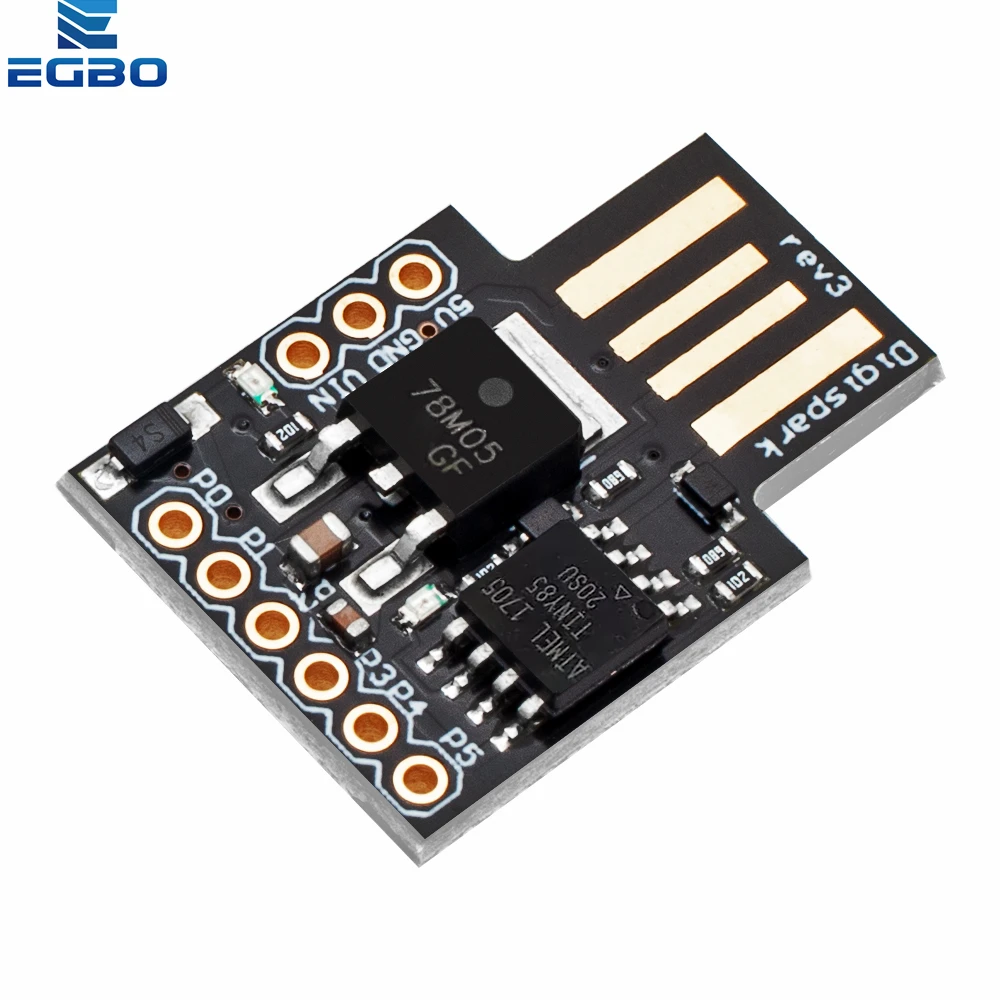 Official Blue Black TINY85 Digispark Kickstarter Micro Development Board ATTINY85 module for Arduino IIC I2C USB