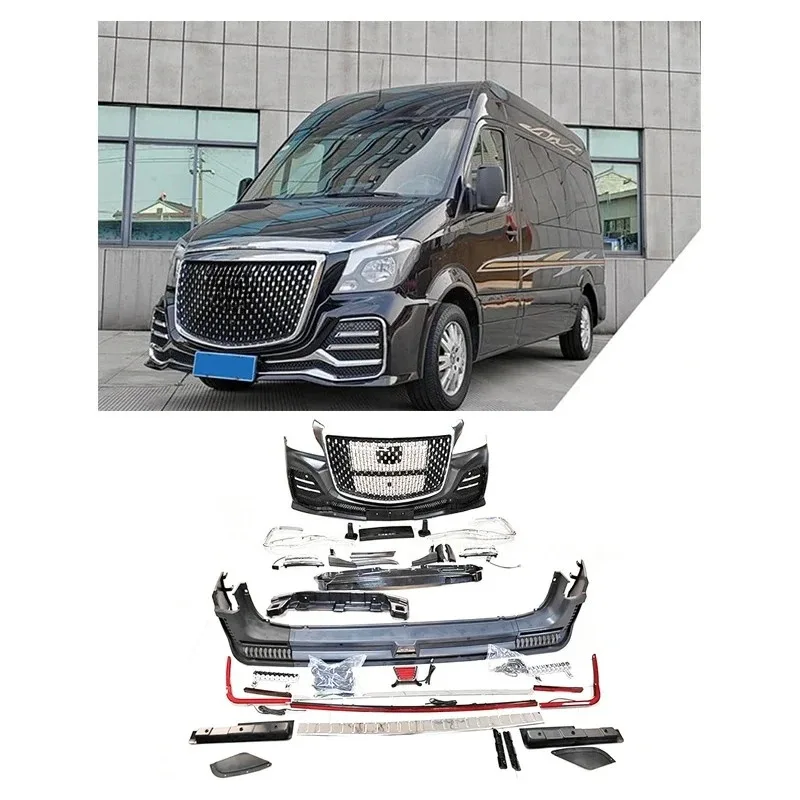 Hot Selling Car Modification Front Bumper Rear Bumper Grille Old To New Upgr Body Kit Sprinter 2014-2019