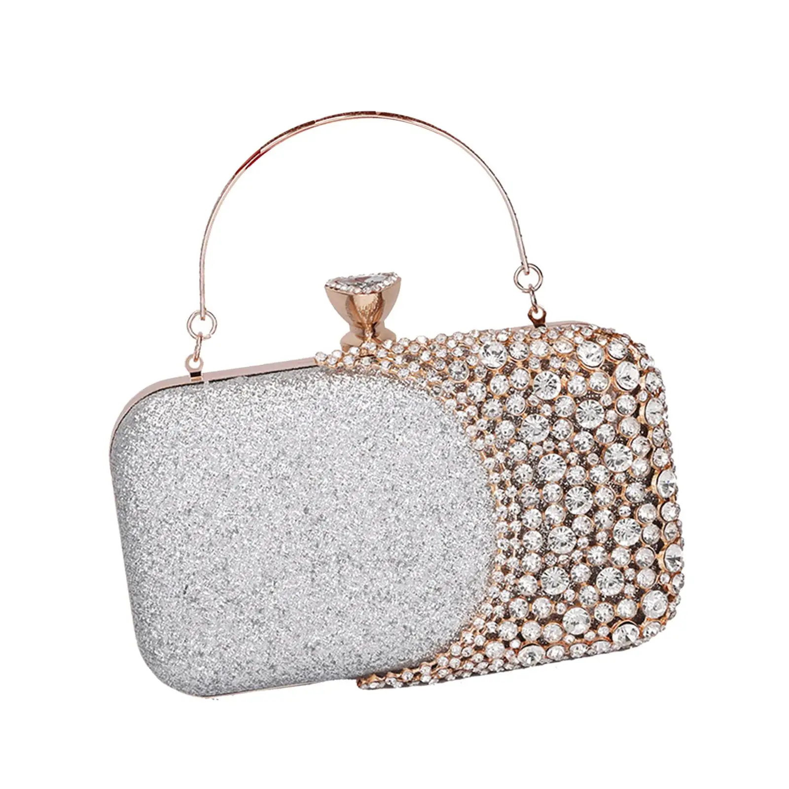 Elegante Clutch Purse para Mulheres, Evening Bag, Cosmetic Gift, Party Handbag