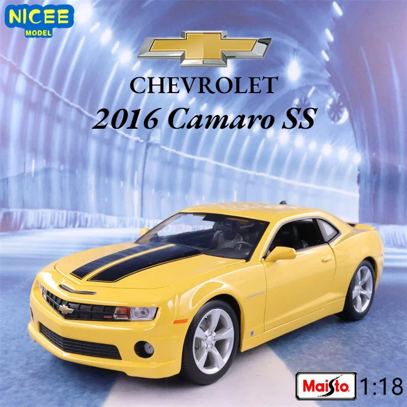 

Maisto 1:18 2016 Chevrolet Camaro SS High Simulation Alloy Diecast Metal Toy Car Model Simulation Collection Children Gifts B402