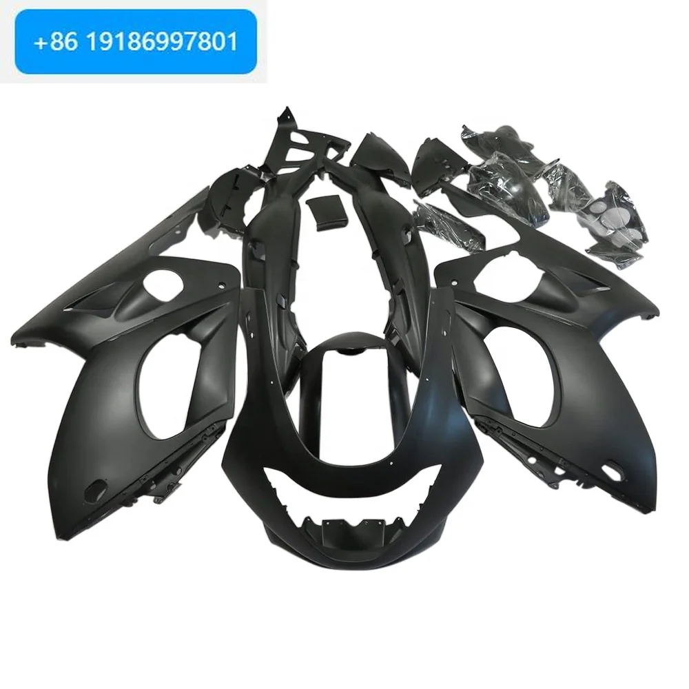 Motorcycle Accessories High Quality Advanced Fairing Kit for  YZF600R 1997-2007 ABS Plastic Bodywork Vivid Black