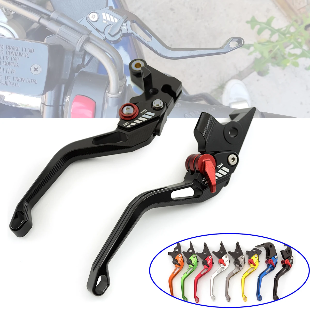 

3D CNC Motorcycle Adjustable Brake Clutch Lever For Yamaha Virago 250 1988-2007 Virago 535 1987-2000 Brake Clutch Levers