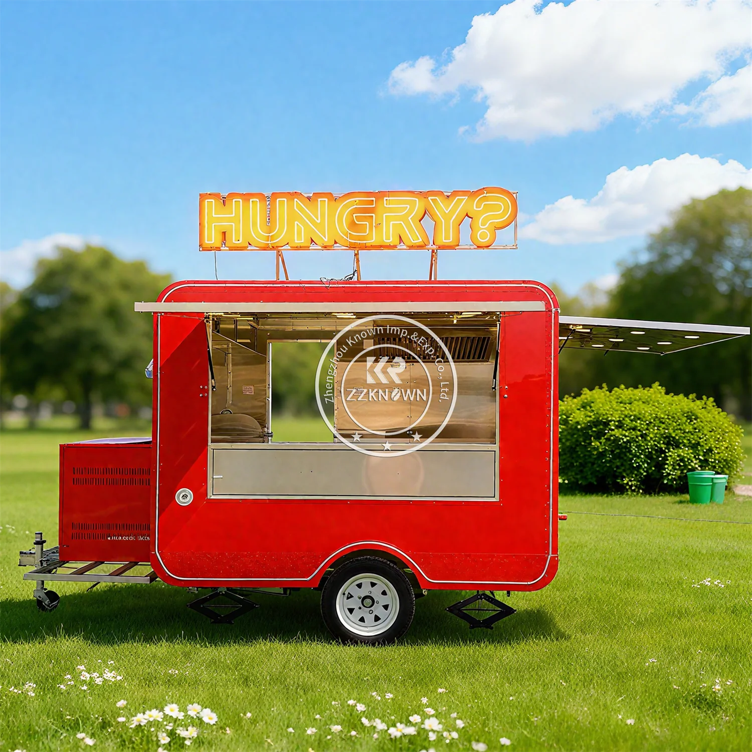 

Mobile Food Trailers Fully Equipped High Quality Coffee Pizza BBQ Cart Street Ice Cream Catering Trailer Food Truck For Sale