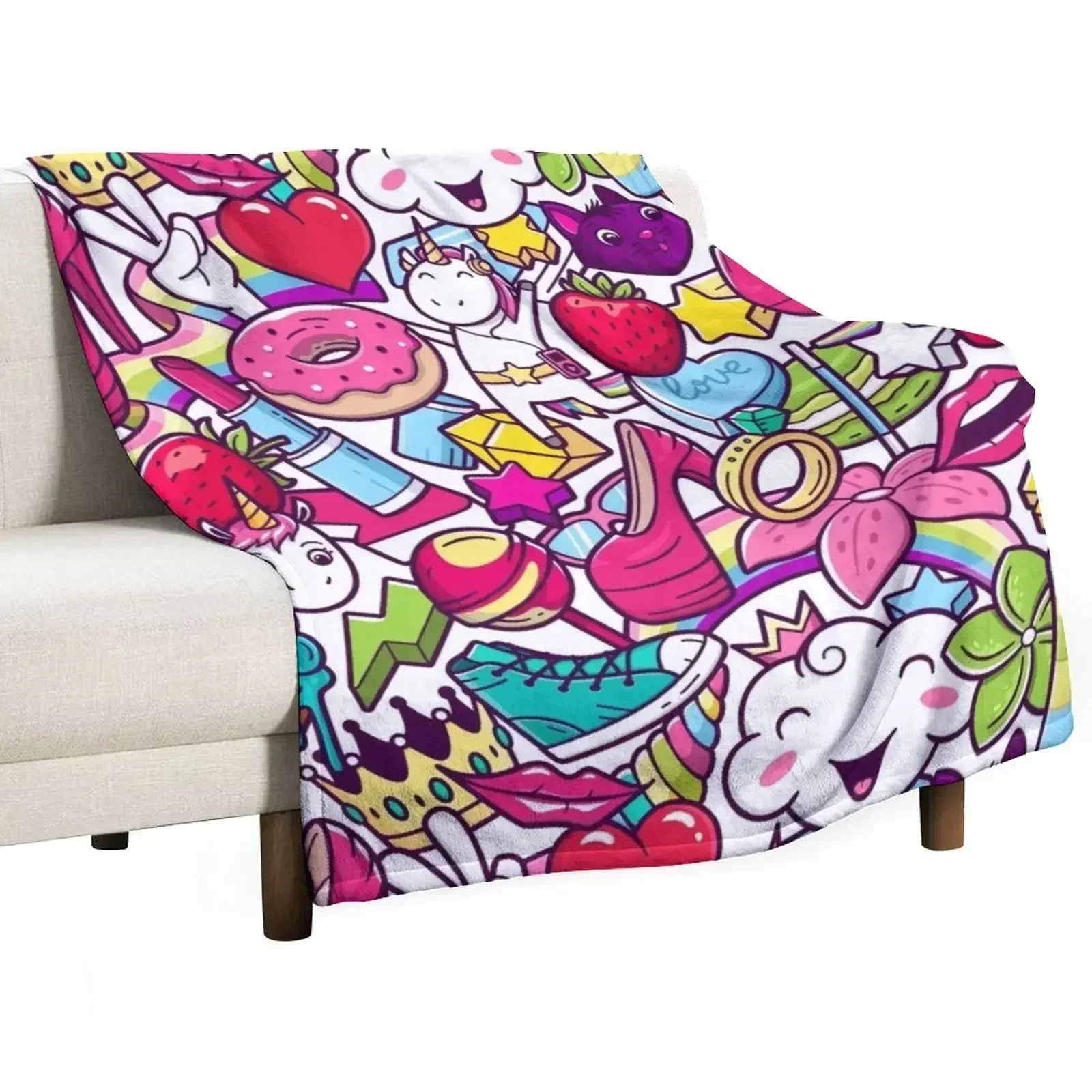 

Girl power Throw Blanket Sofa warm winter Blankets