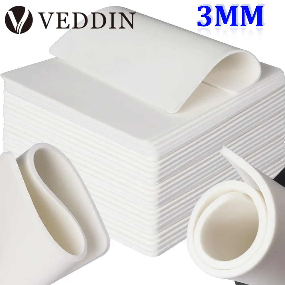 15/10/8/5/1pcs Tattoo Practice Skin 3MM Silicone White Fake Skins Double-Sided Permanent Makeup Training Supply Tattoo Accessory