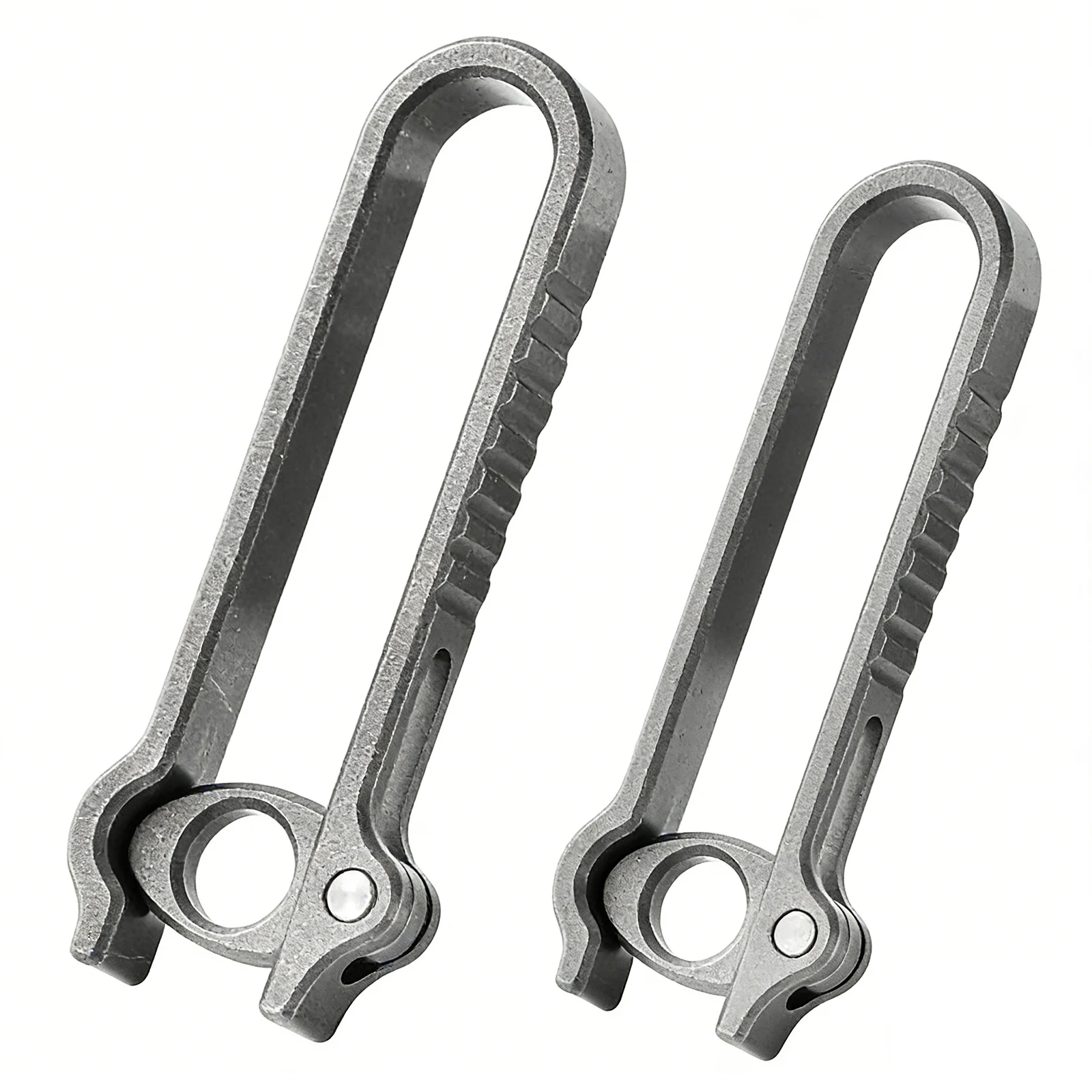 

Зажим для ключей TIBROMTACK из титанового сплава, зажим для ключей на ремень с быстросъемной пряжкой, легкий, высокопрочный (58×21×6 мм/10,3 г)