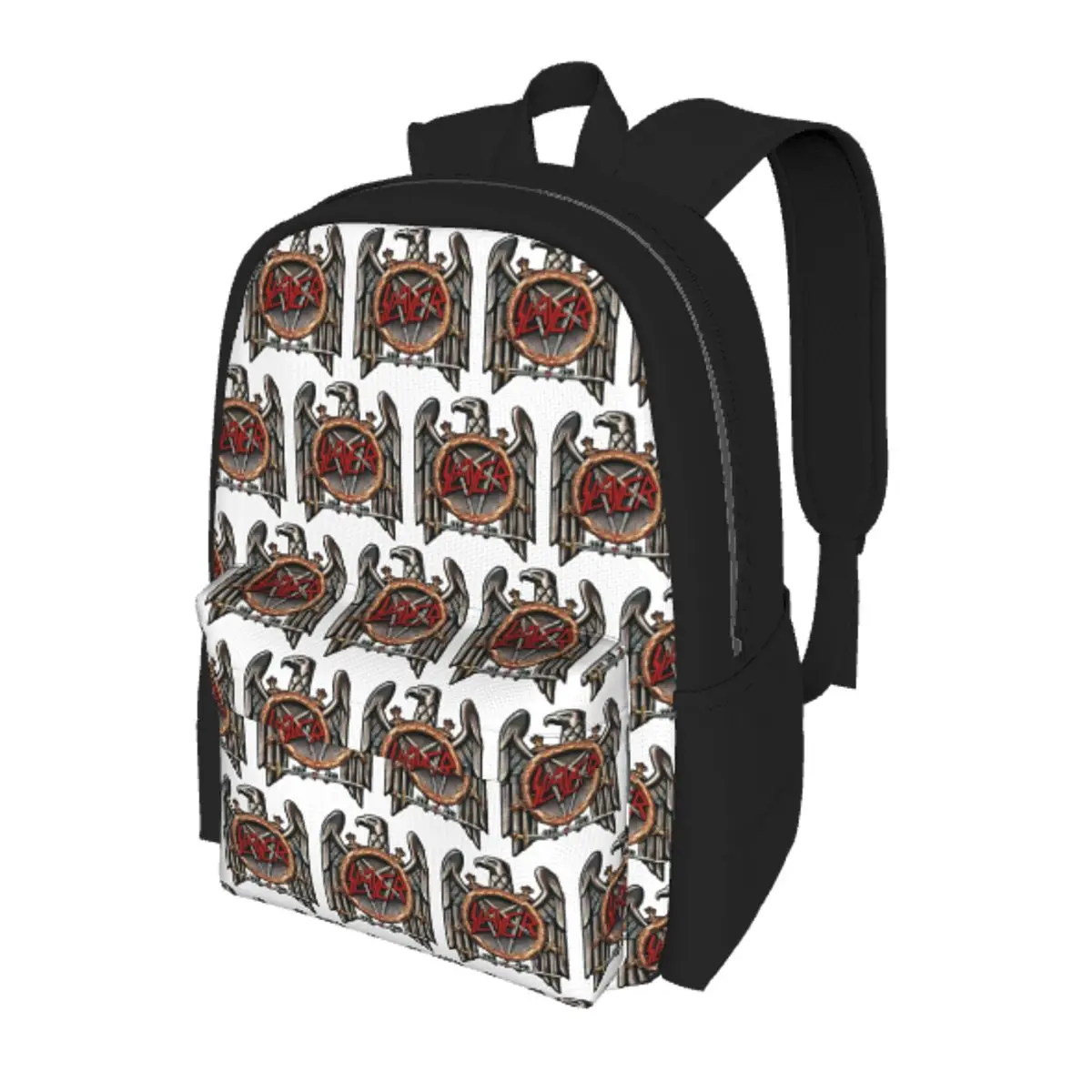

Slayer Heavy Metal Rock Band Student Backpack School Bag Hiking Travel Daypack for Men Women Bookbag Shoulder Bags