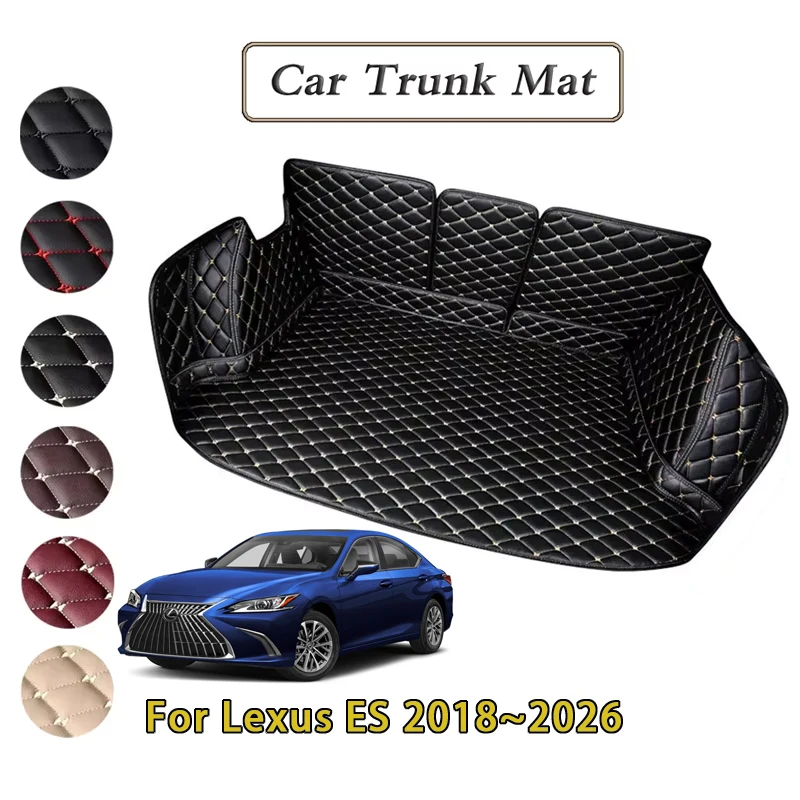 

Car Trunk Mats For Lexus ES 350 300h 250 Hybrid 2018~2026 Dirt-resistant Fully Mats Luxury Rear Cargo Tray Auto Accessories 2025