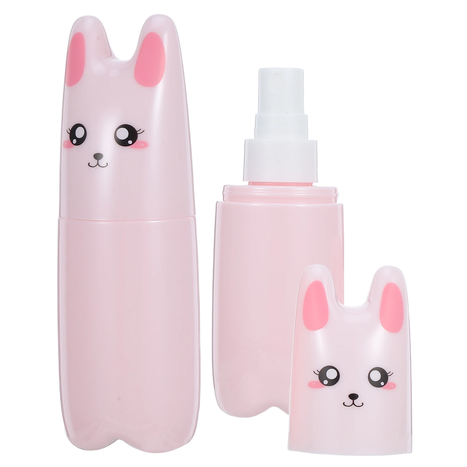 

2pcs Spray Bottles Plastic Water Sprayer Mist Atomizer Refillable Travel Perfume Sprayer Size Home Garden Use