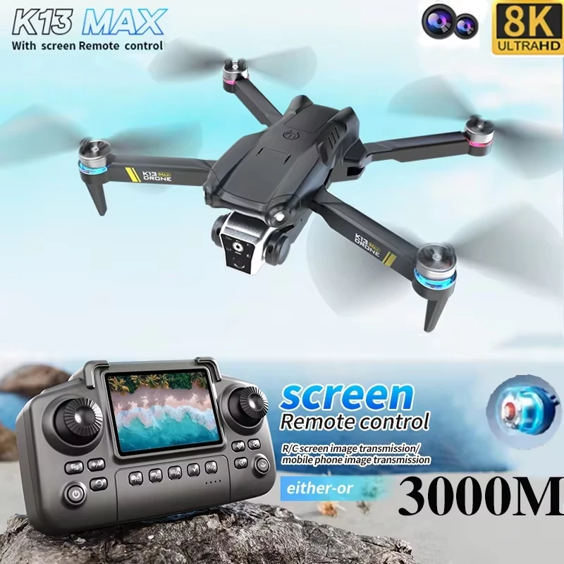 K13MAX ドローン 8K HD デュアルカメラ 5G プロフェッショナルスマートフライト WIFI クアッドコプターおもちゃ