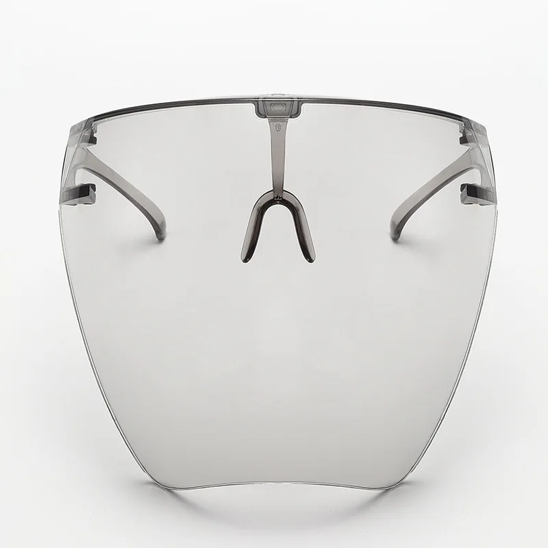 Vollgesichts-Sonnenbrille, Maske für Damen und Herren, schützende Gesichtsschutzbrille, bedeckte kugelförmige Linse, Anti-Spray-Fahrrad-Sonnenbrille