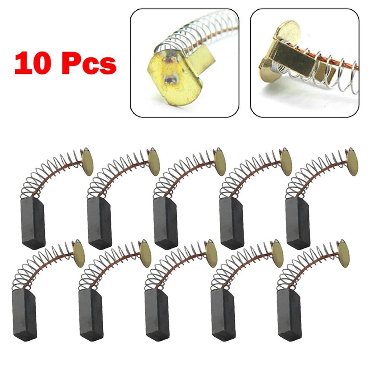 

BAAQ 10 шт. угольная щетка 4x8x18 мм для FR-900 FR-770 FR-1000 непрерывный герметик угольная щетка запасные части аксессуары для электроинструментов