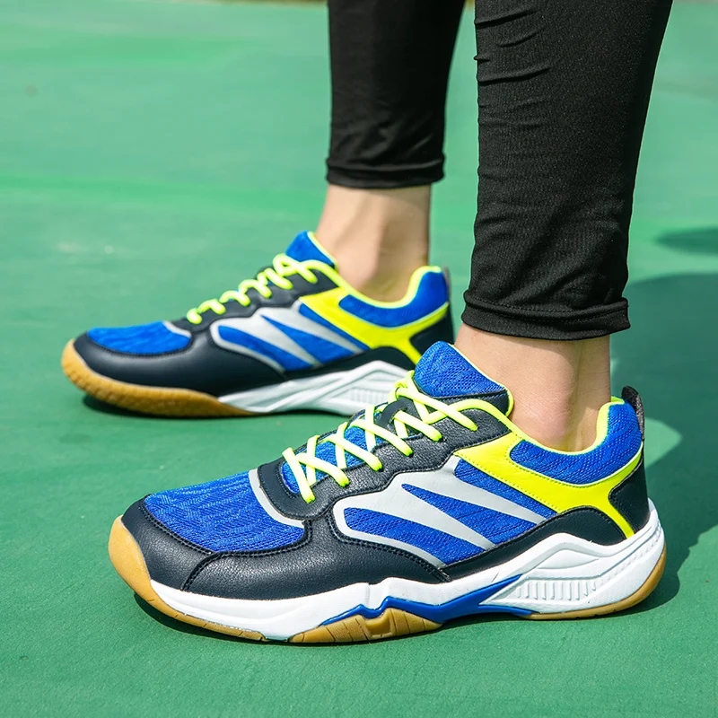 Hot Sale Professionele Badminton Schoenen Mannen Mode Vrouwen Badminton Sneakers Anti-Slip Slijtvaste Volleybal Tennisschoenen Heren