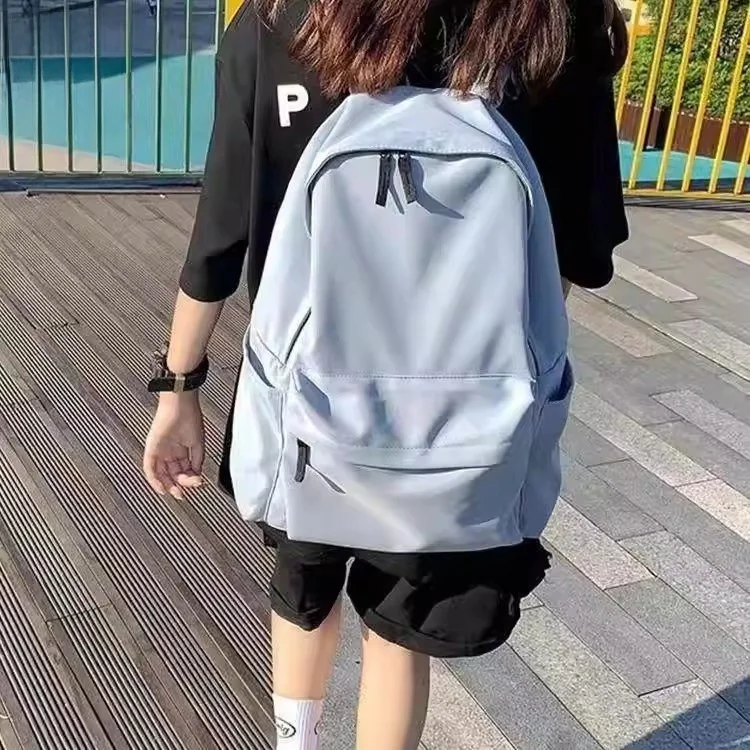 Large Capacity Dual-Shoulder Backpack for High School And University Students Traveling Men's Simple Versatile Laptop Bag