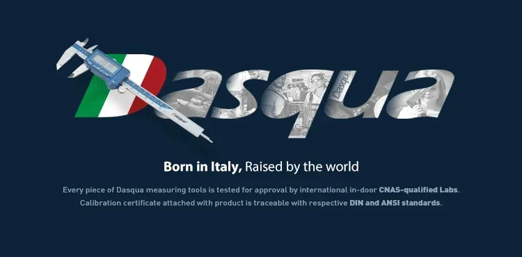 Dasqua 0-0.8mm Bi-Directional 0.01 Graduation Jewel Dial Test Indicator Magnetic Base Measuring Tool