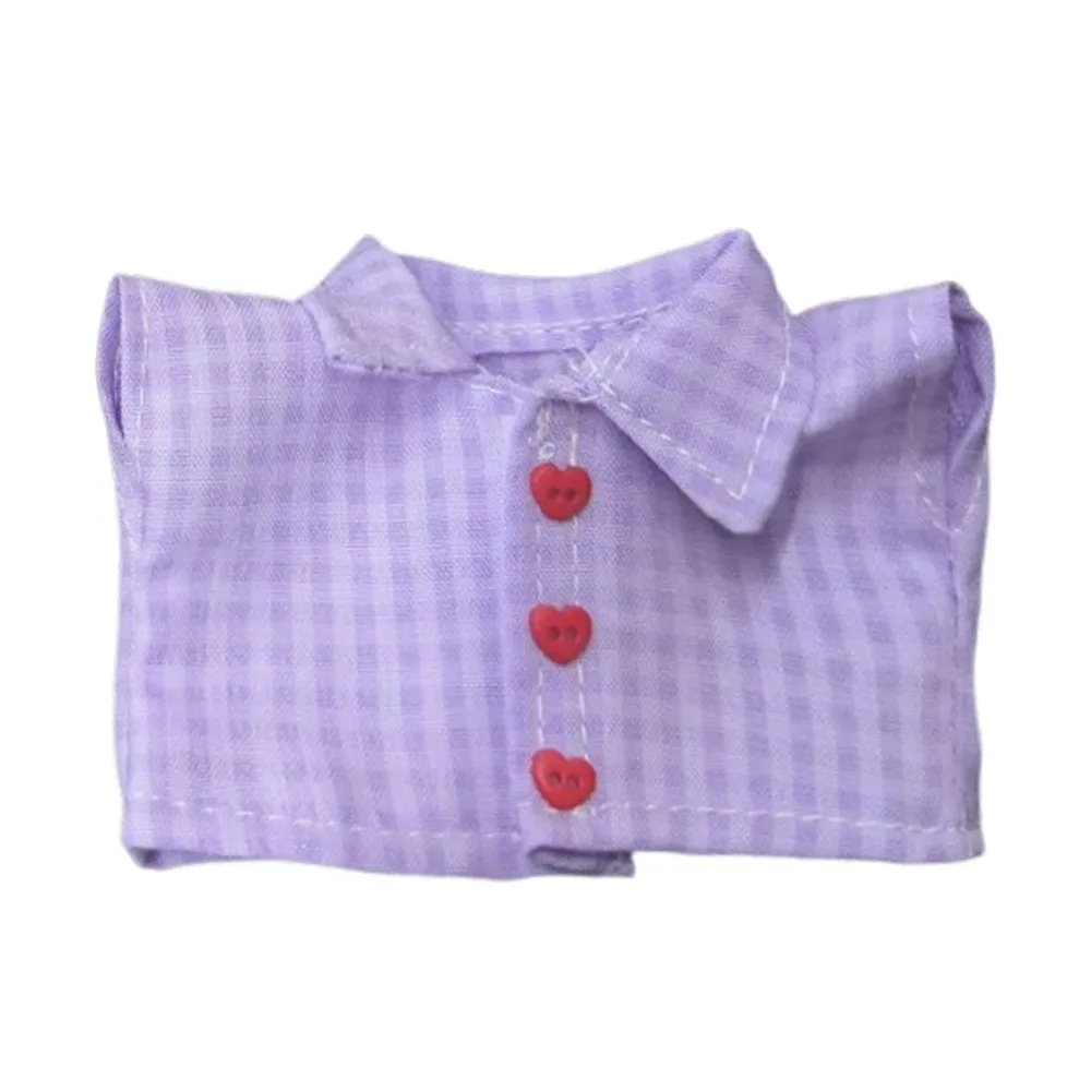 

Fashion 10-15cm Doll Clothes Handmade DIY Doll Dress Up Replace Doll Wear Cotton Doll