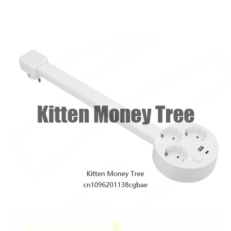 

Горячий продавать небольшой стандарт ЕС, вращающийся на 360 градусов вертикальный удлинитель мощности с огнестойкой пластиковой розеткой