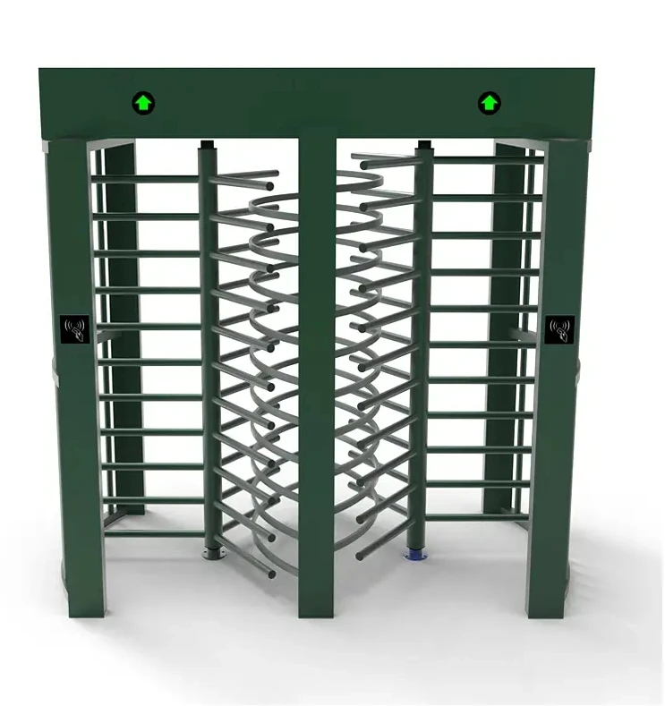 90°/120° Rotating Gate Turnstile with Access Control System Anti-collision Rotating Gate with Infrared Sensors