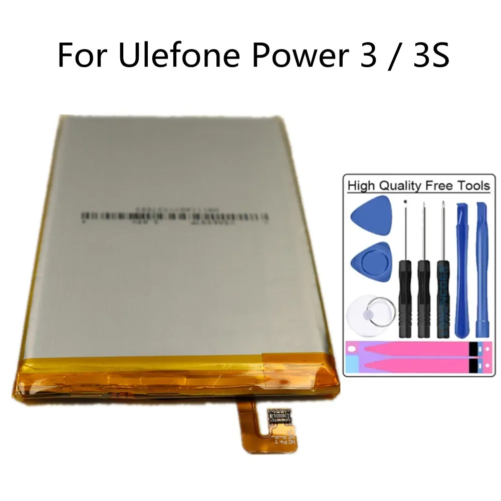 New Mobile Phone Original Battery For Ulefone Power 3 3S Power3 Power3S 6080mAh High Quality Battery Bateria In Stock + Tools