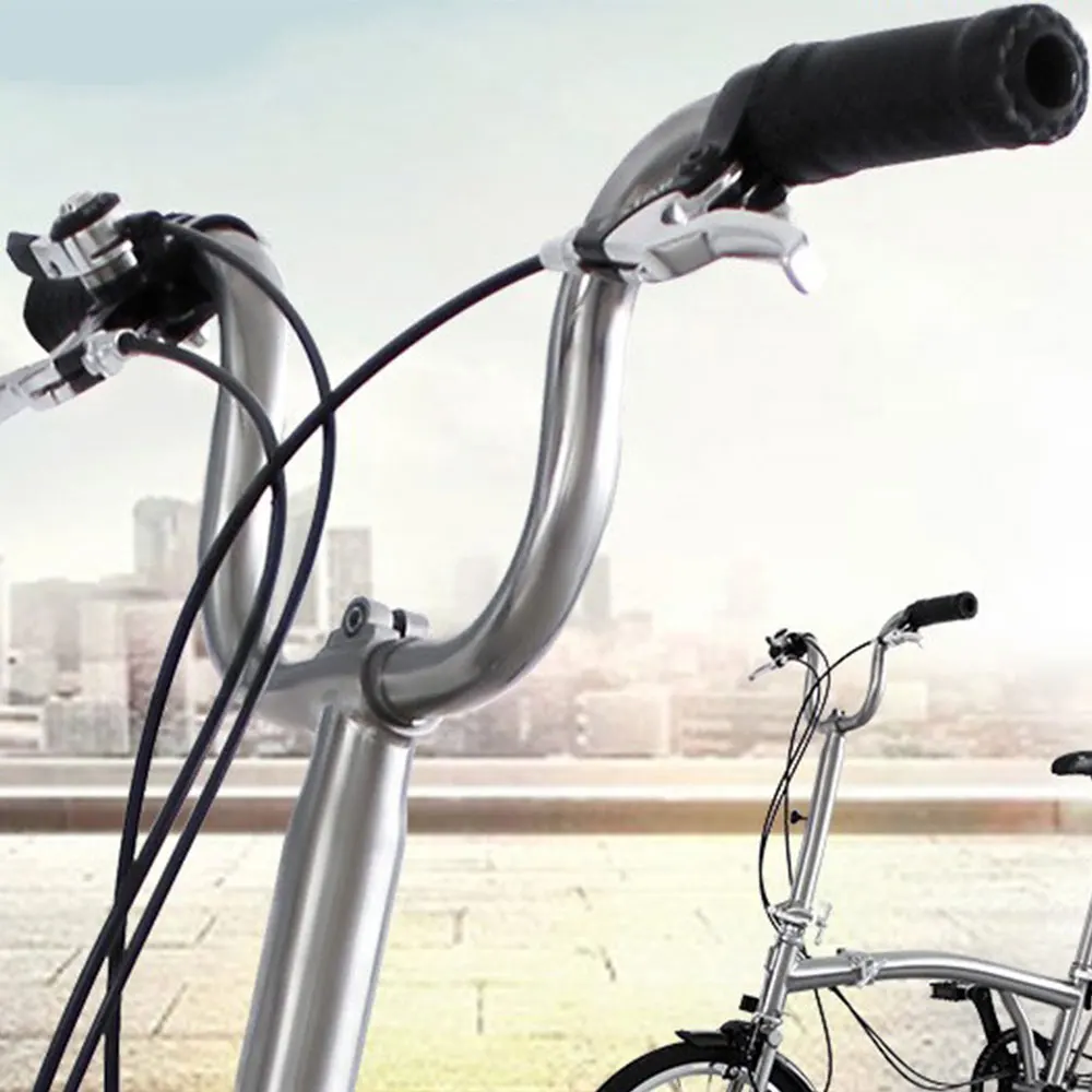 Titanium Alloy Folding Bike Handlebar, M Bar, Steering Wheels, Custom Bicycle Accessories