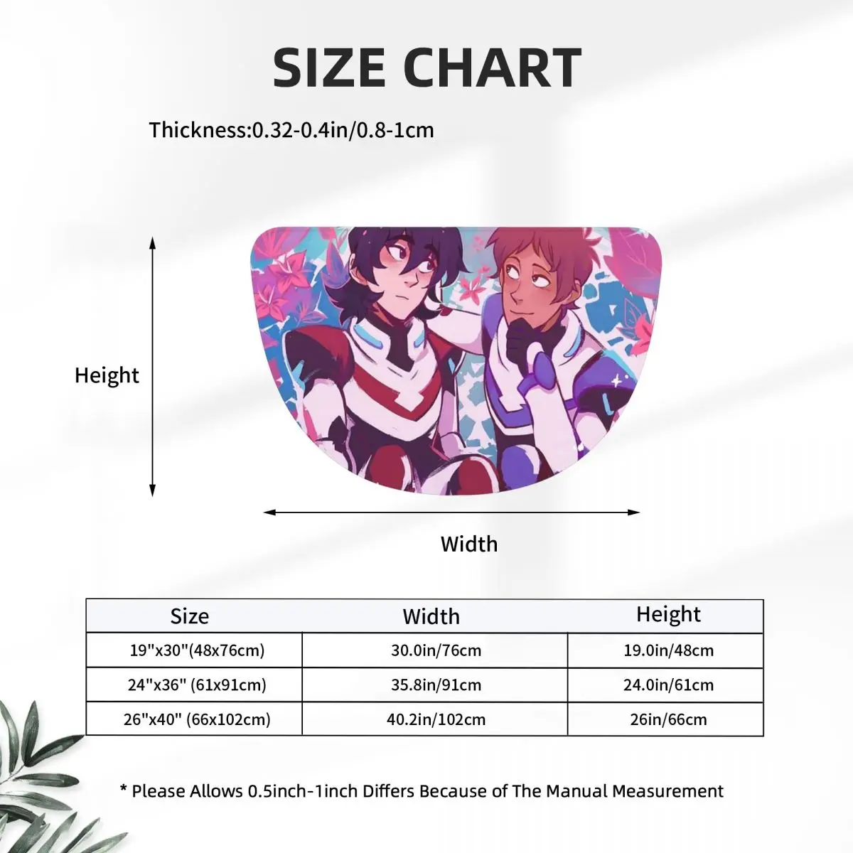 Voltron Legendary Defender Keith Lance Anime Soft Flannel Half Round Doormat Non Slip Bathroom Mat Absorbent Floor Carpet