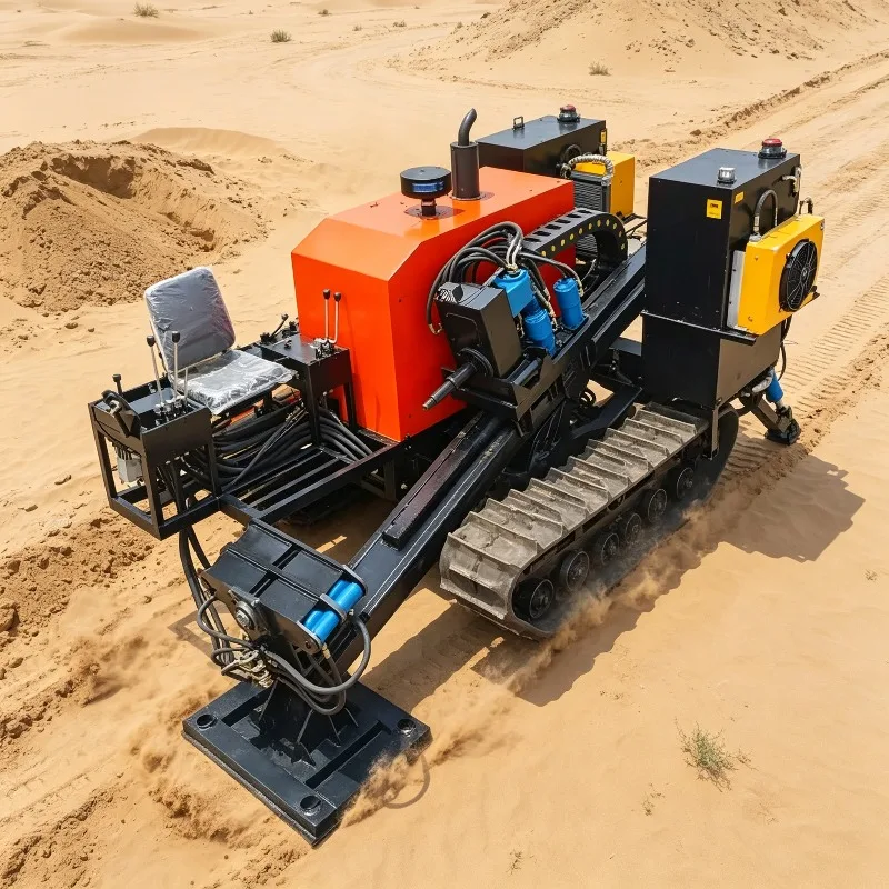 Rugged Trench-less HDD Horizontal Directional Machine for Utility Conduit Crossing Customized