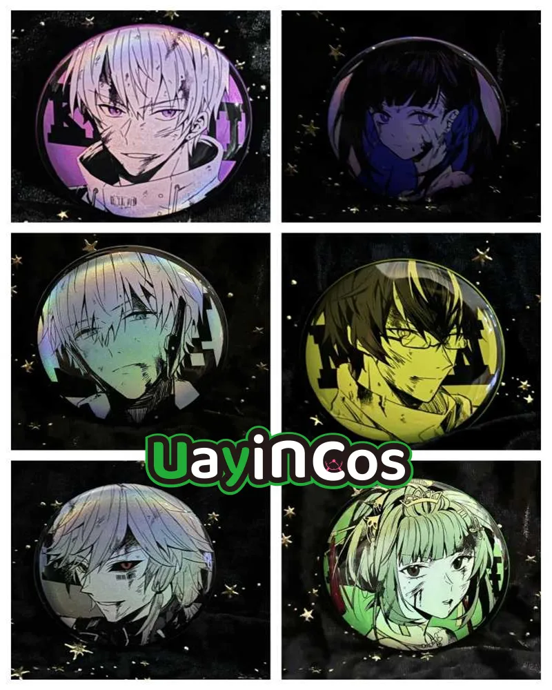 

In Stock GRAY RAVEN:PUNISHING Lee Lucia Liv Chrome Wanshi Selena Badge Button Brooch Pins Doll Accessories Anime Figure Toy Kids