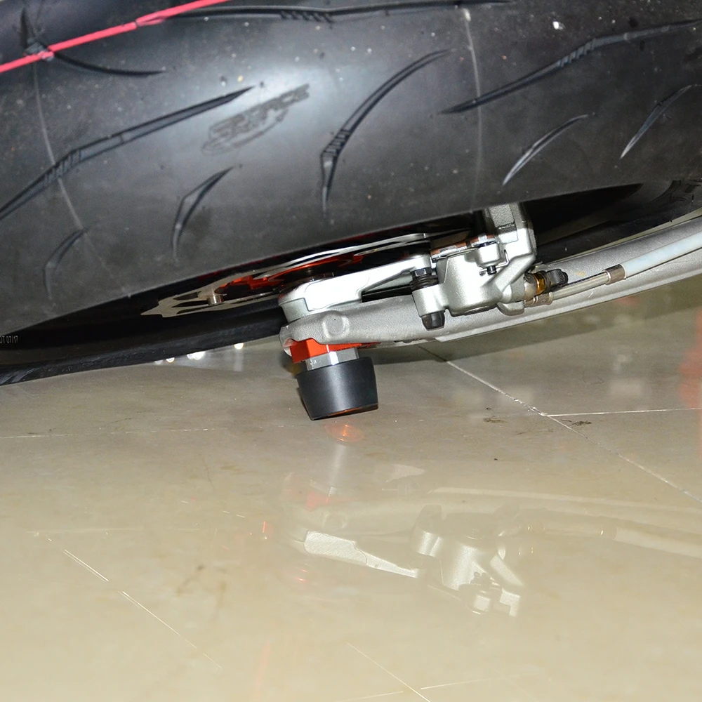 ل KTM EXC 300 TPi 6D المحور الأمامي الخلفي المنزلق تحطم الوسادة عدة EXC-F 500 SX-F 450 XC-F 350 XC-W 300 250 XC 200 150 SX 125 2016-2023