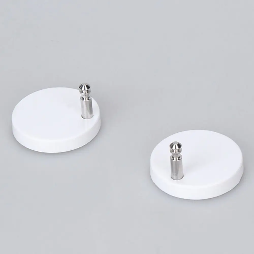 Replacement Toilet Bolt Caps 55/60/65mm PVC Toilet Hinge Cover Stainless Steel Moisture Resistance Toilet Bolt Cover