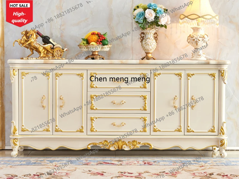 

C139 Marble design living room cabinets Nordic Luxury Mid century wooden chest of drawers elegant creativity cassettiera furnitu