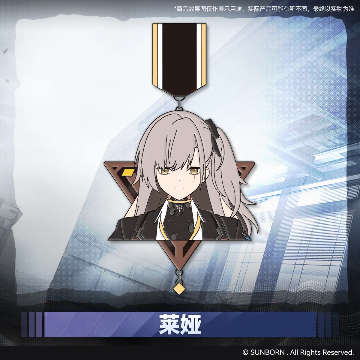 Originele Girls Frontline 2: Exilium Klukai Clukay Leva Voymastina Ef Metalen Medaille Badge Hanger Sleutelhanger Tas Anime Game Kids Gif