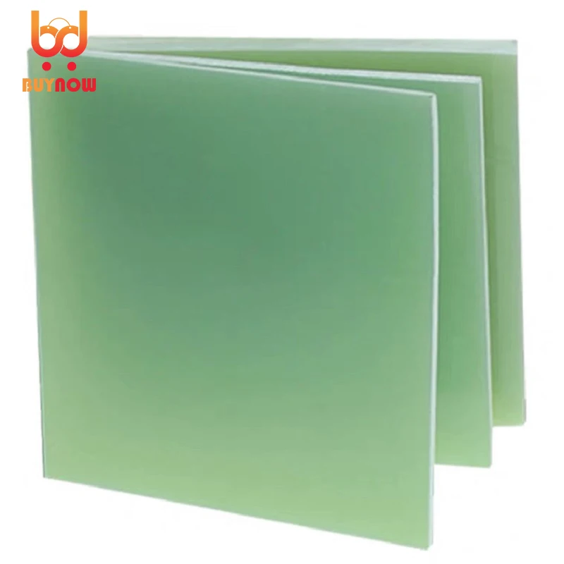 235x235mm FR4 Light-green Glass Fiber Board G10 Black Epoxy Resin Board 3240 Yellow Insulating Board Processing Custom Engraving