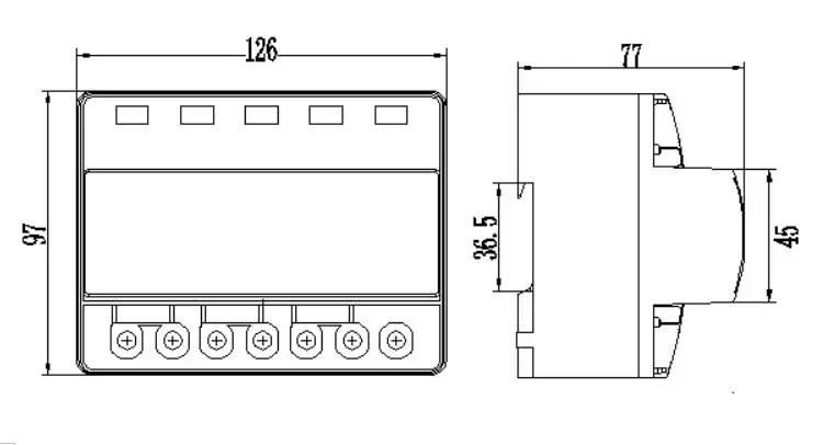 2025 Customized 5-80A Electricity Meter Electrical IC Card Instrument 3 Phase Din Rail Multi-Function Energy Meter Remote Contro